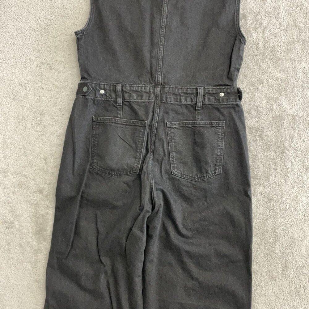Universal Thread Women's 12 Sleeveless Denim Jumpsuit  Black N0800 - Picture 9 of 11